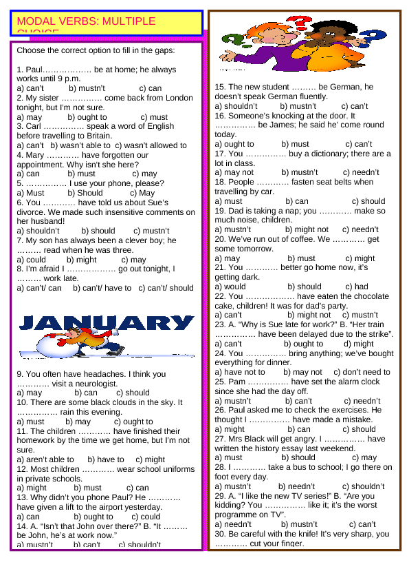 modal verbs test doc