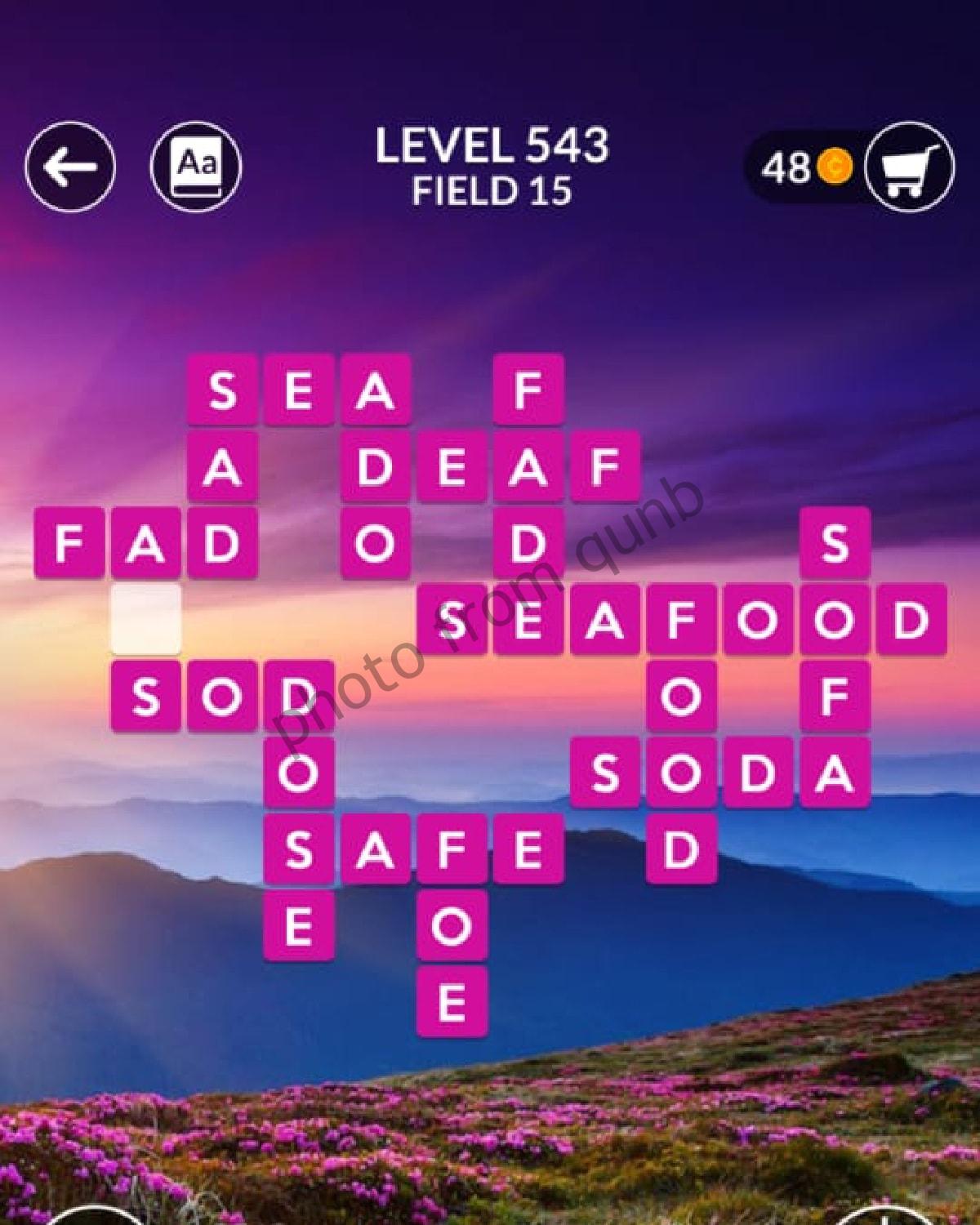 543 wordscapes