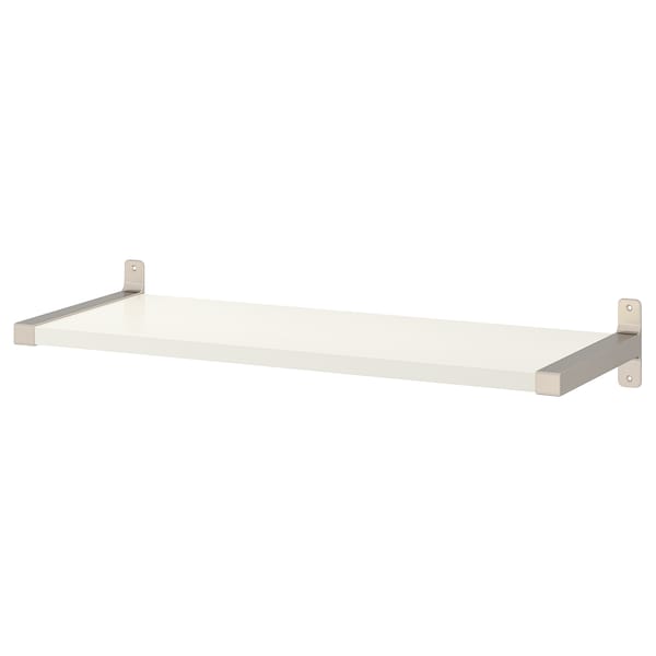 ikea shelves wall white