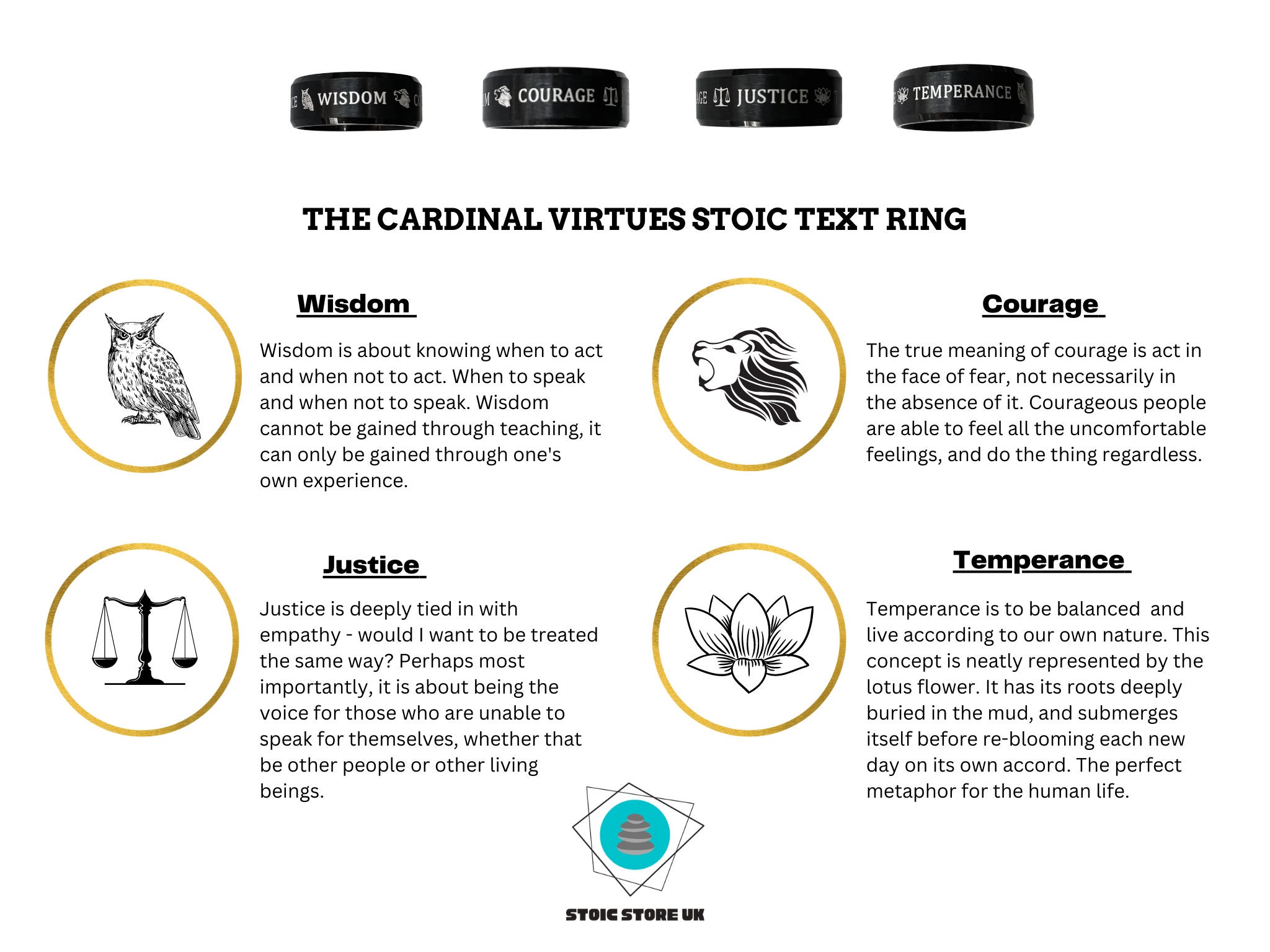 4 cardinal virtues stoicism