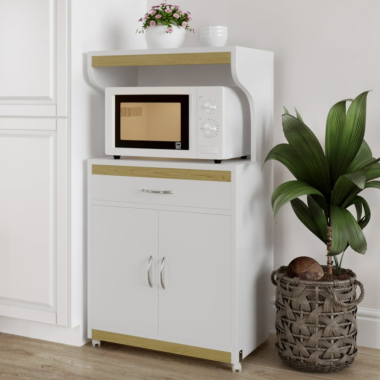 microwave storage cabinet