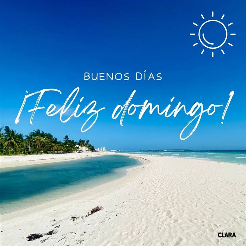 buenos días feliz domingo