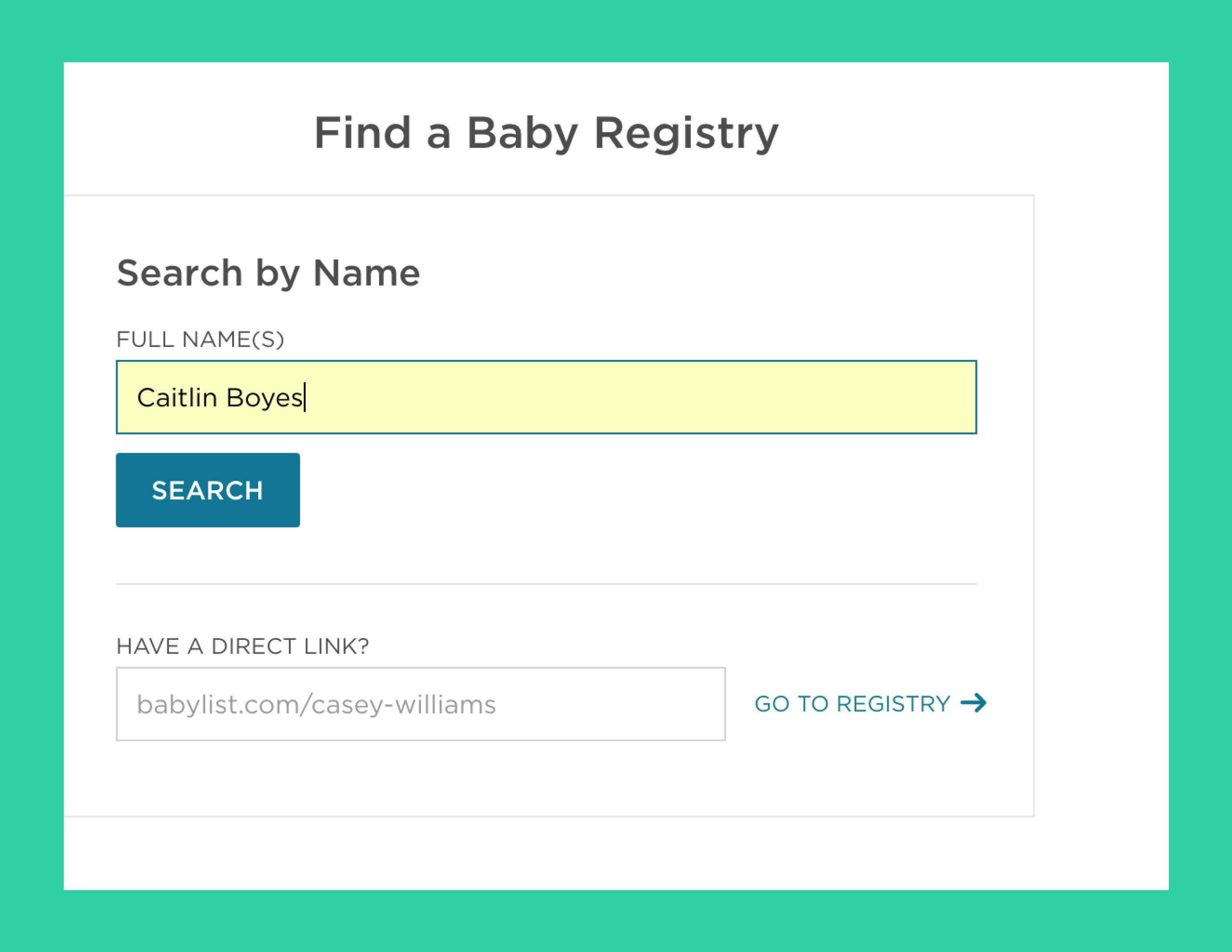 babylist com registry home