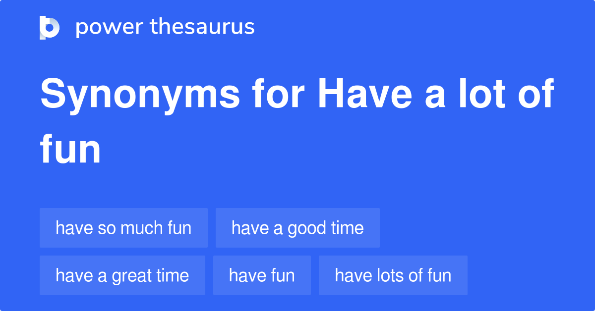 thesaurus for fun