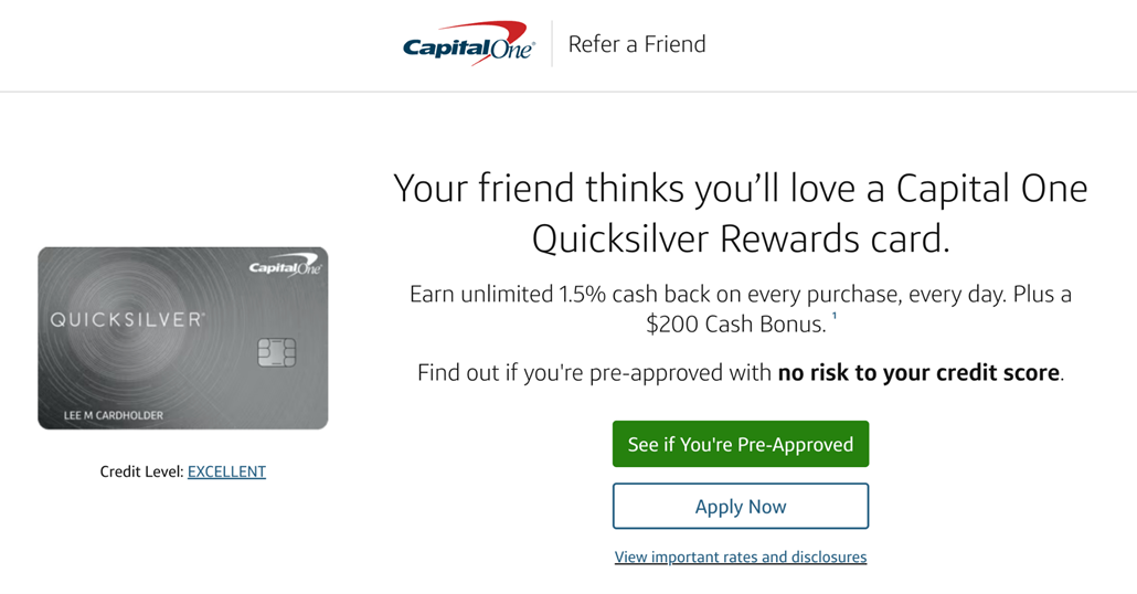 capital one referral bonus for savings account