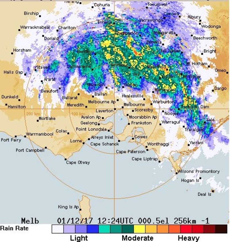 victorian weather radar