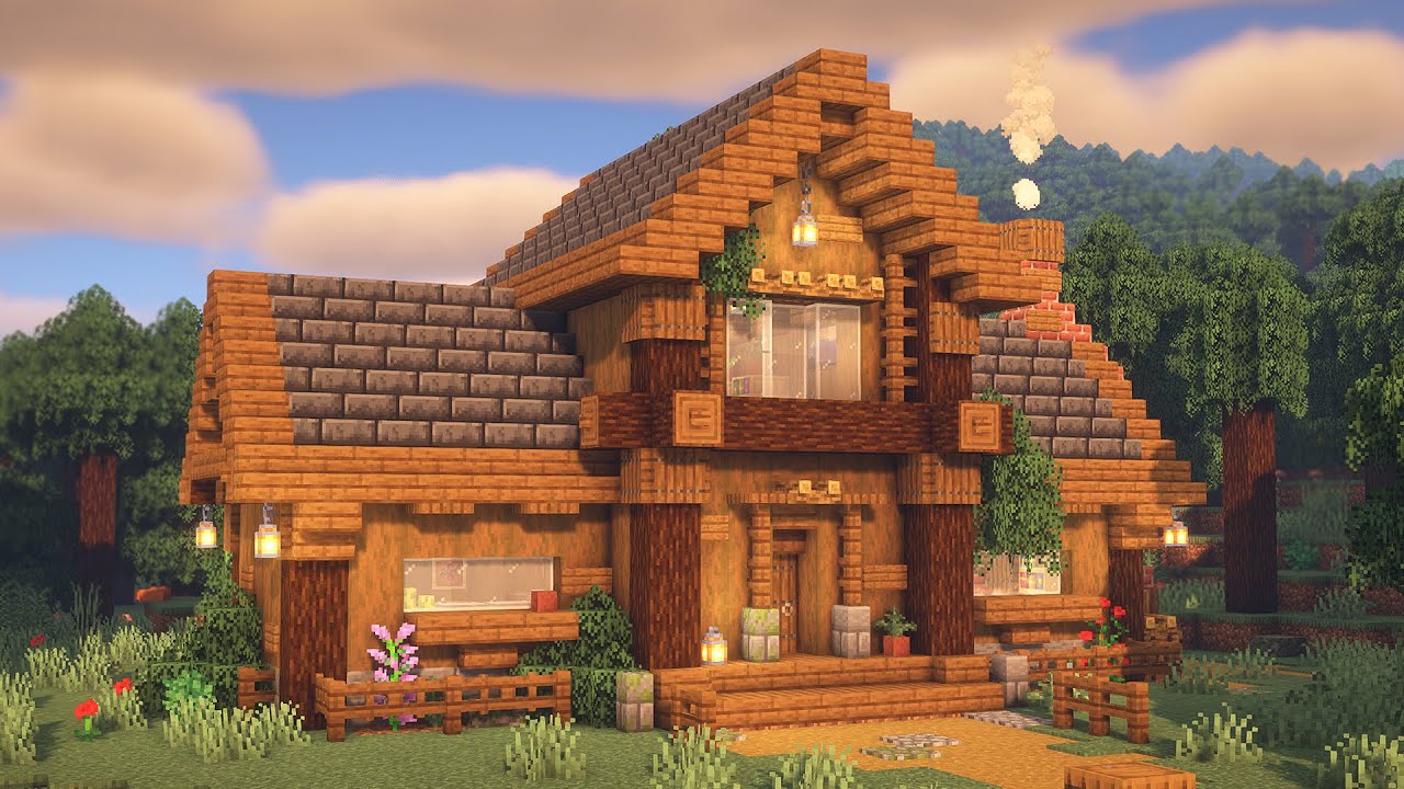 minecraft spruce house