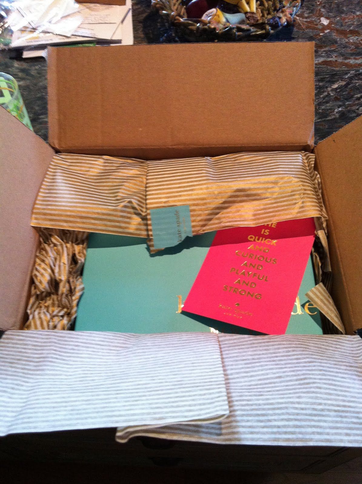 kate spade gift box