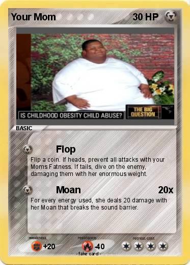 your mom pokemon card