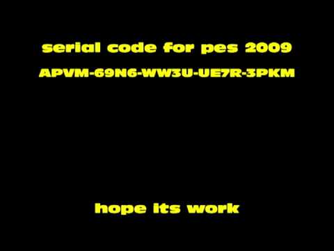 pes 2009 serial key