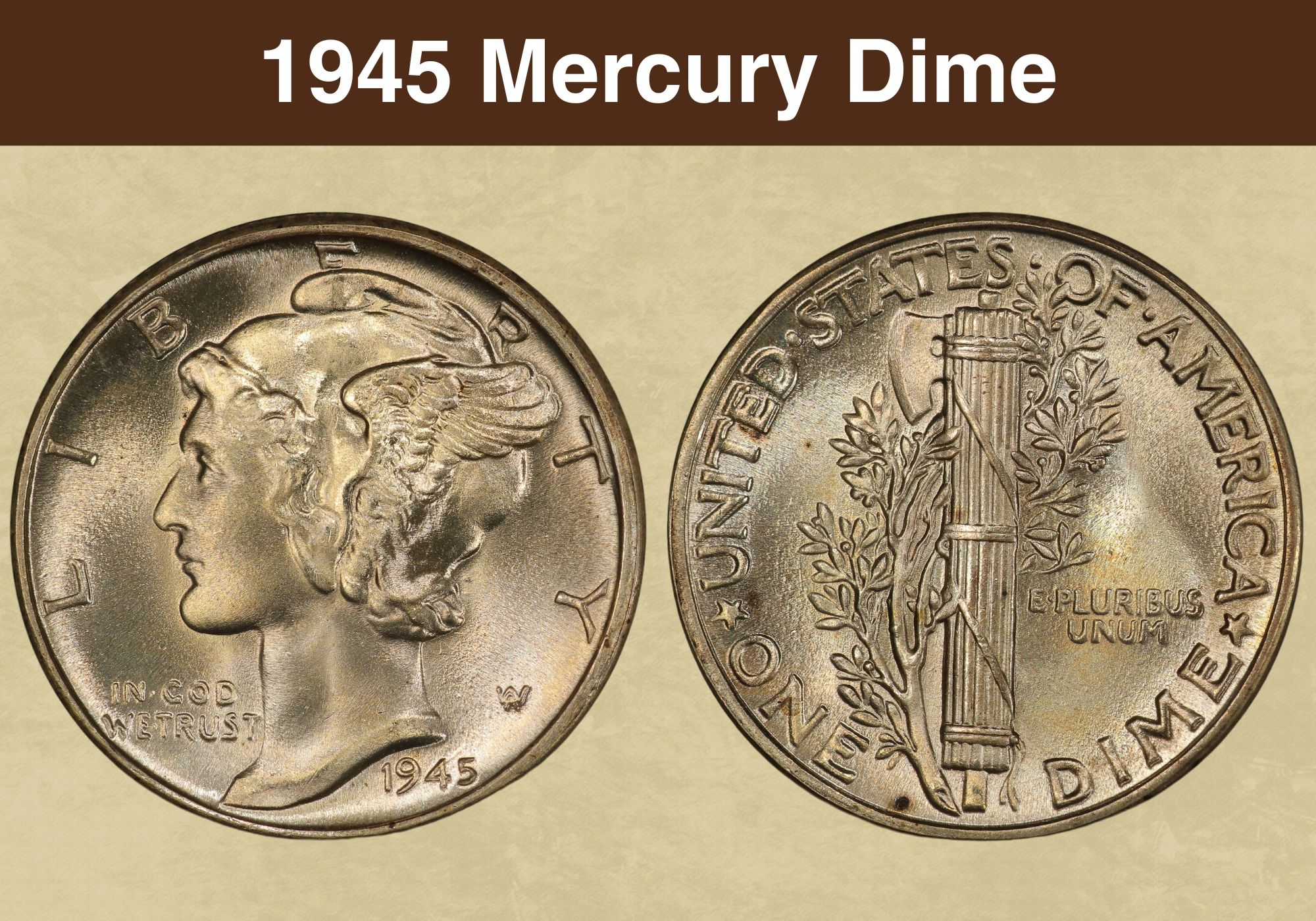 1945 mercury dime