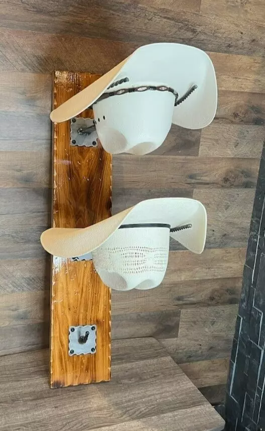 cowboy hat rack for wall