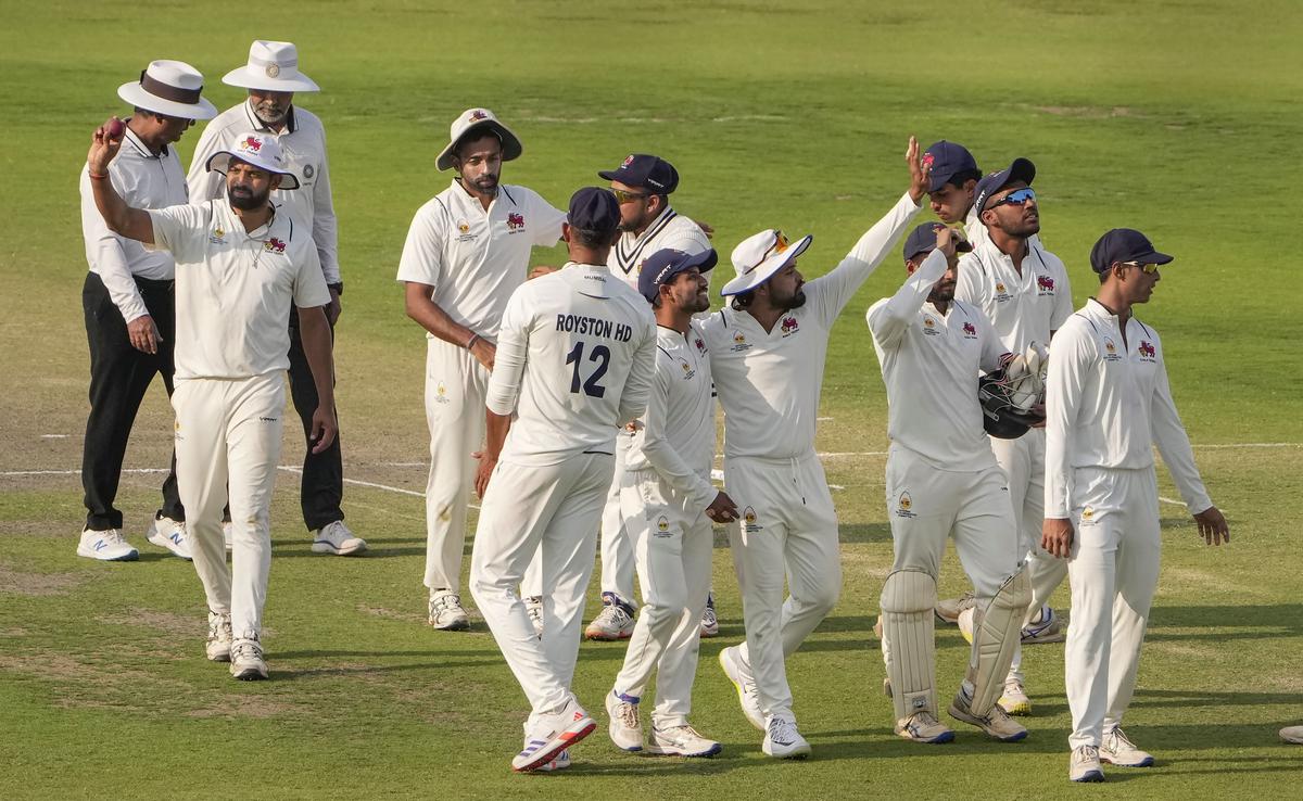 ranji trophy final draw rules