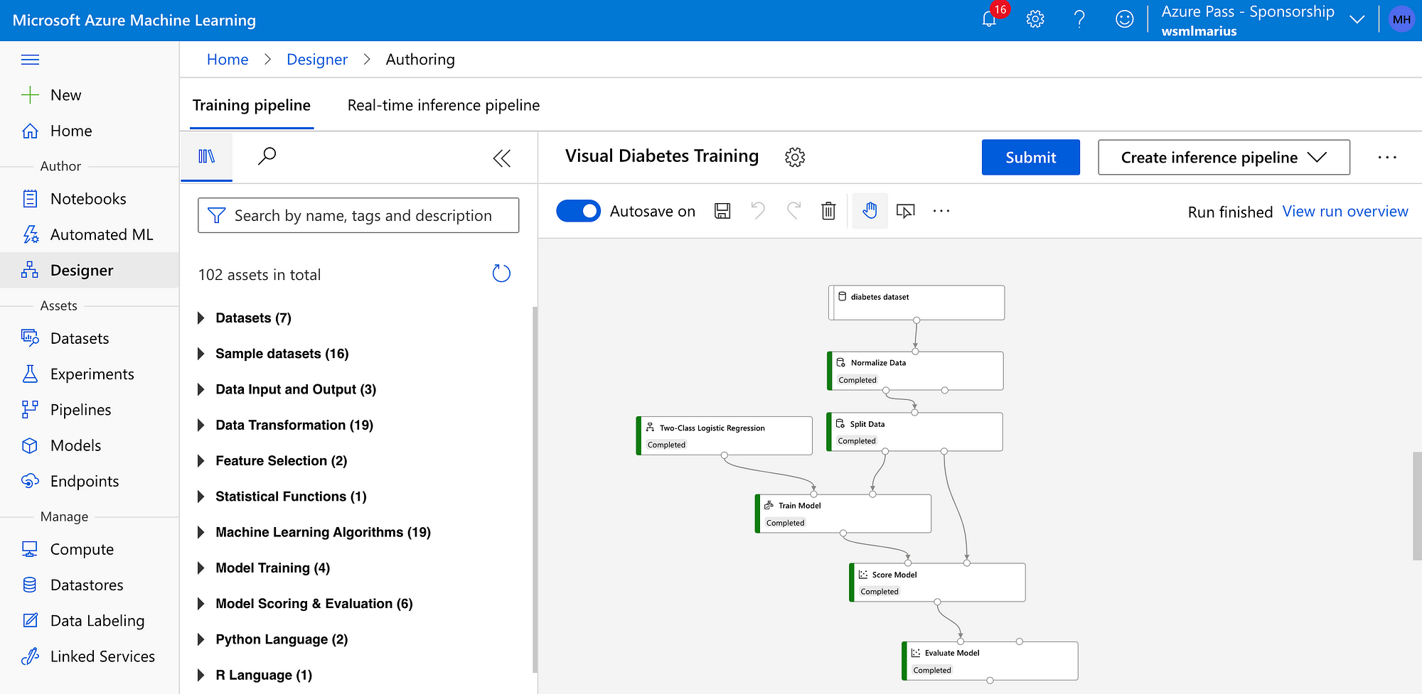 azure machine learning studio