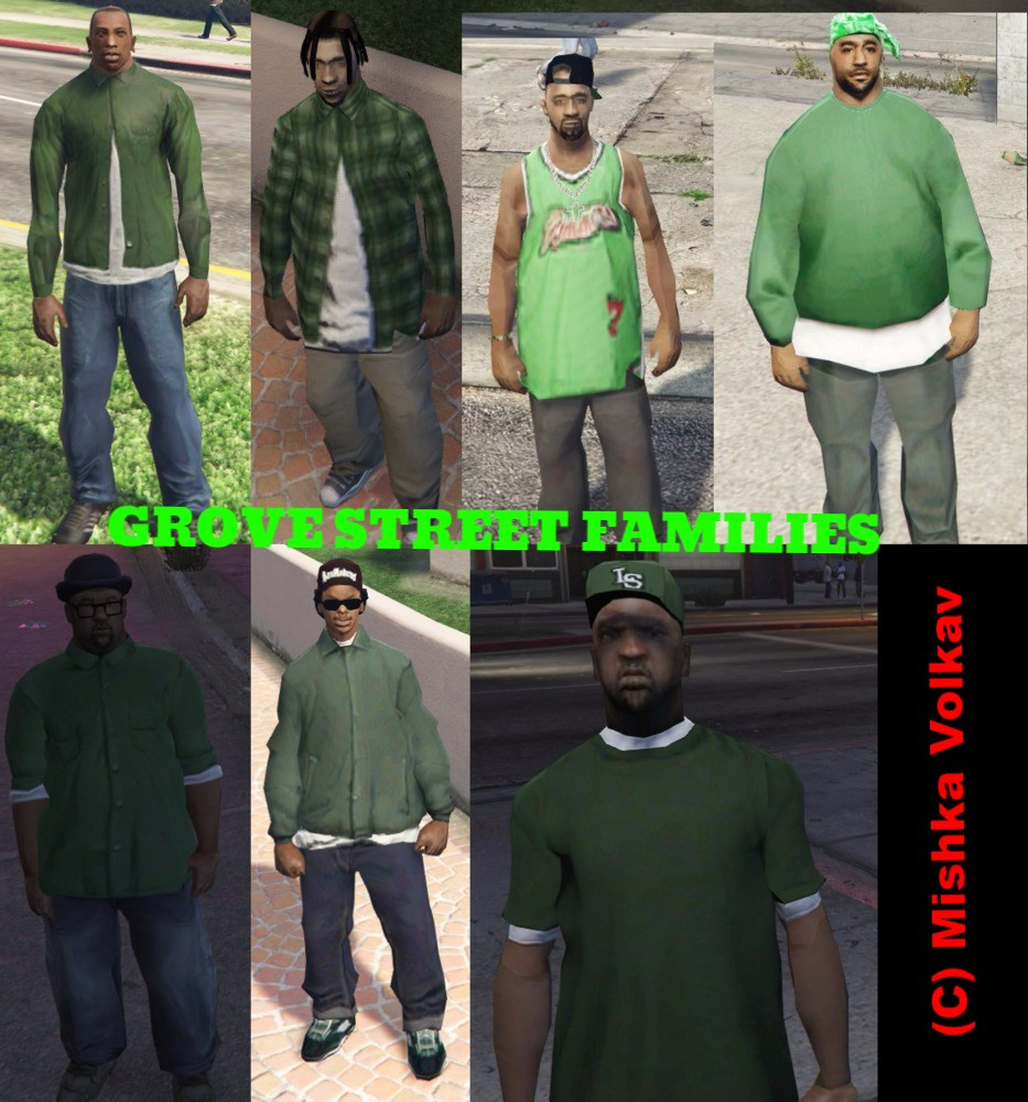 gta san andreas grove street families mod