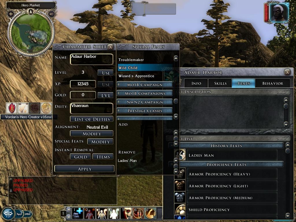 neverwinter nights 2 character builder