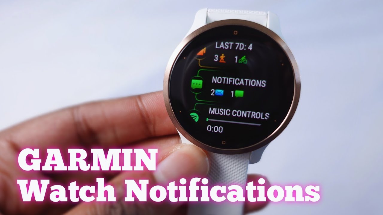 how to turn off notifications on garmin vivoactive 4