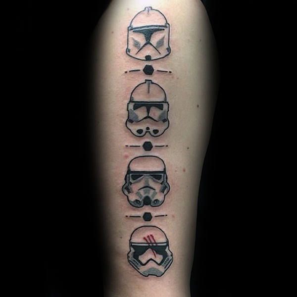 stormtrooper helmet tattoo