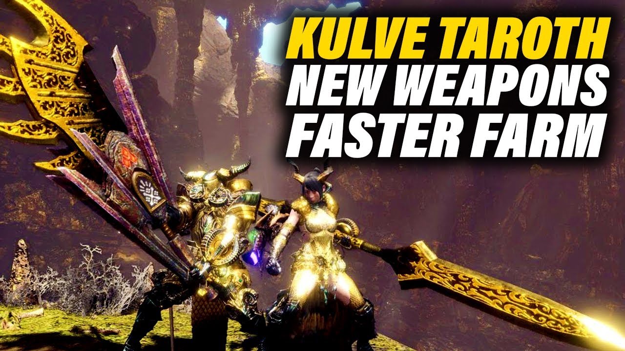 new kulve taroth weapons