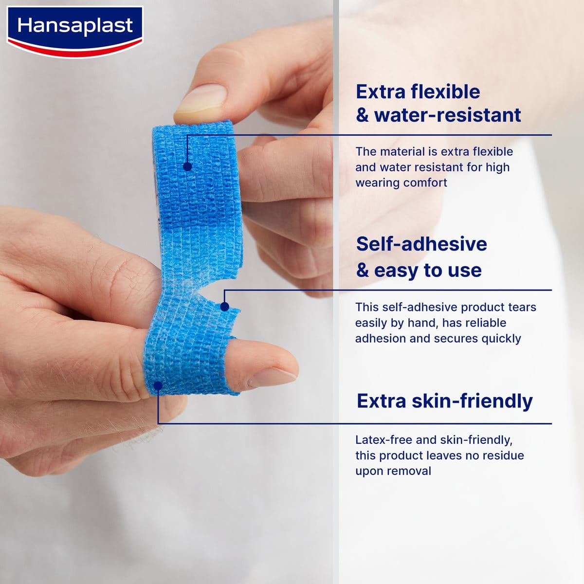 self sticking bandage