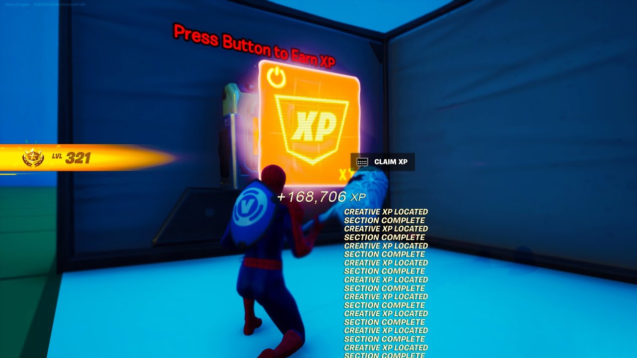 fortnite creative xp