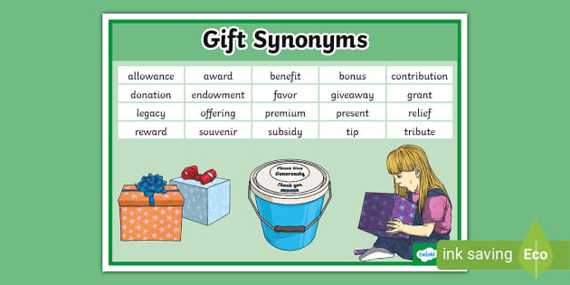 synonym for gift