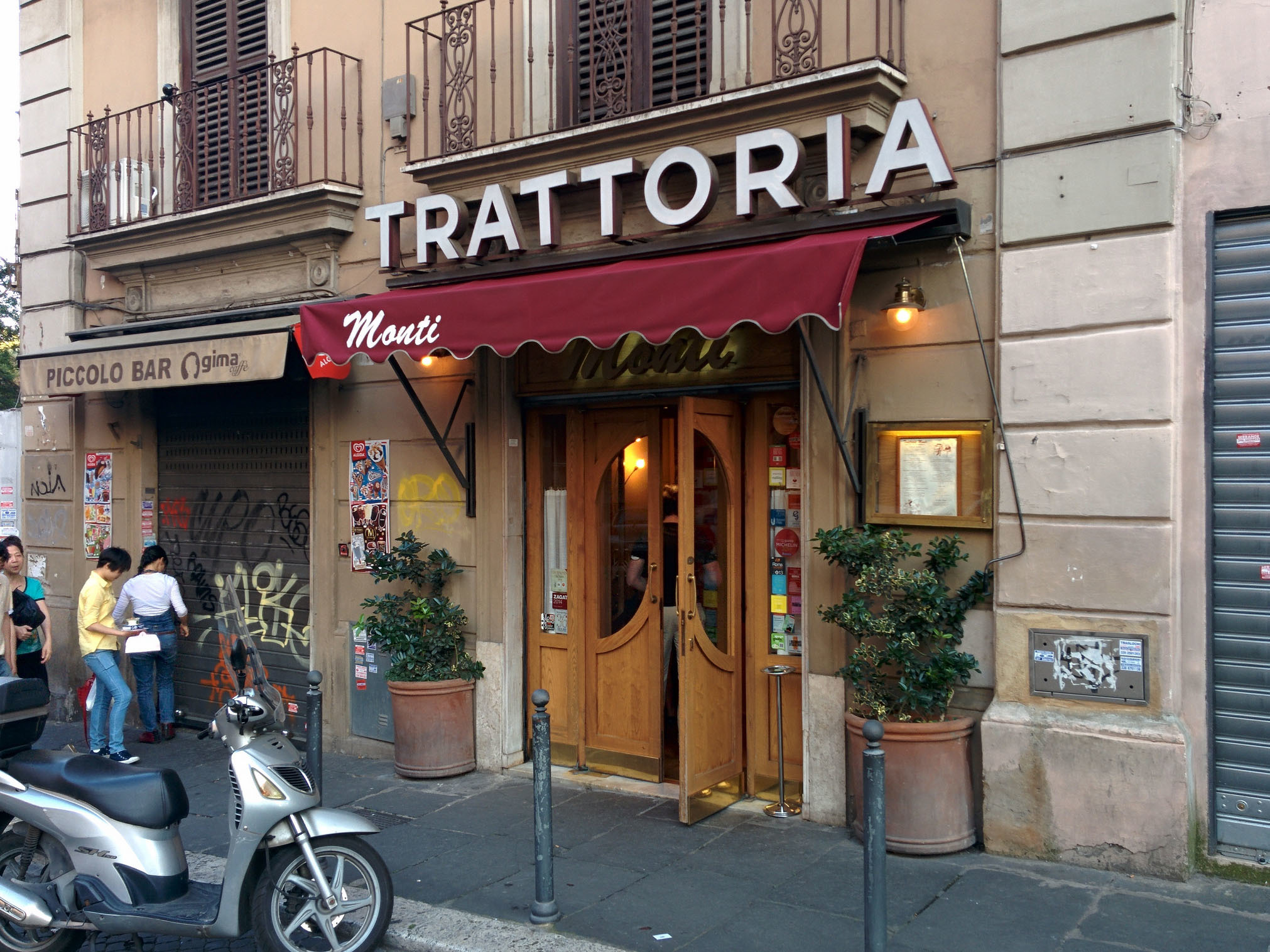 restaurants in monti rome