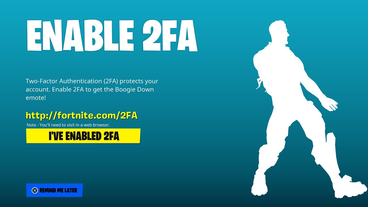 fortnite.com 2fa