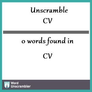 unscramble resume