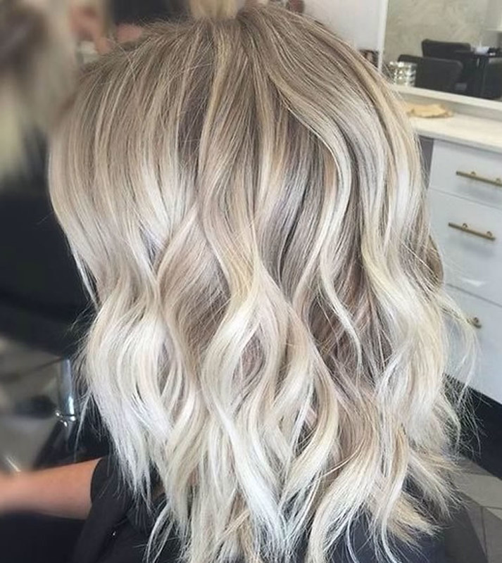 silver highlights on blonde hair