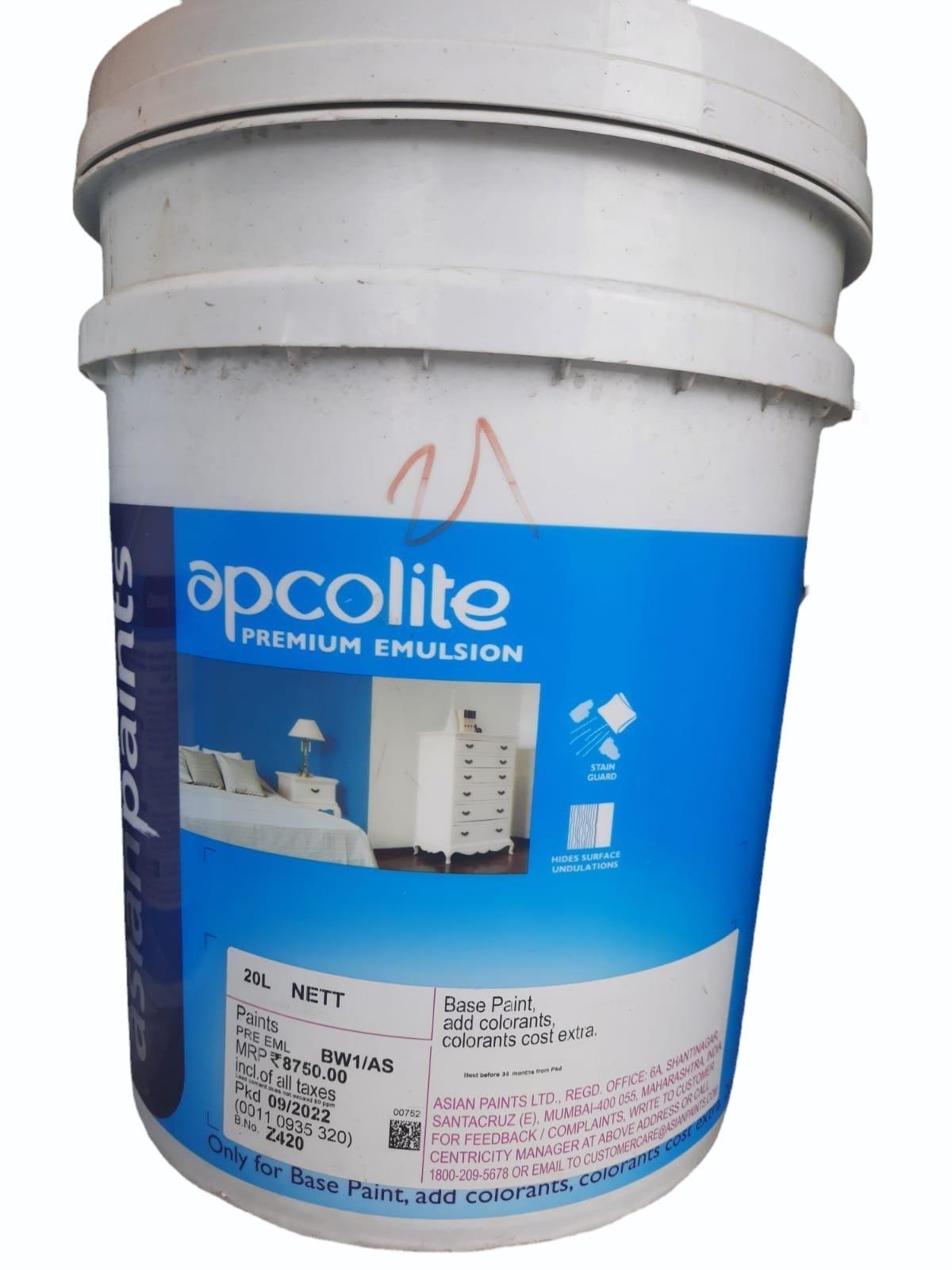 asian paints premium emulsion price 20 litre