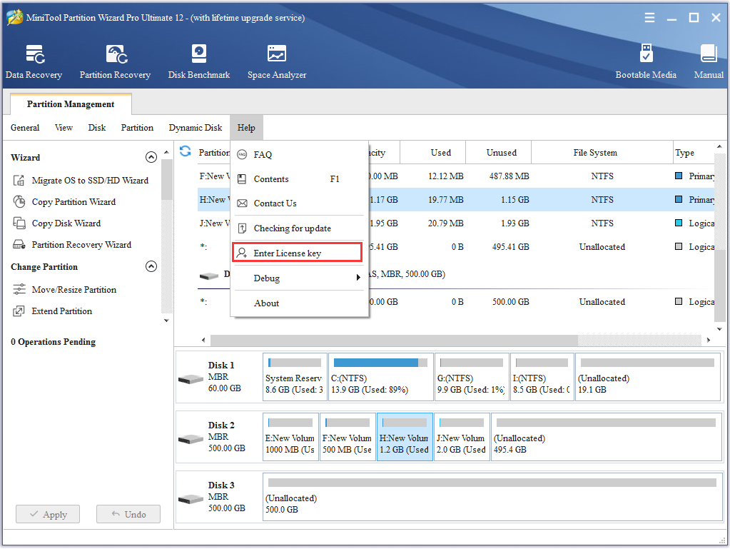 minitool partition wizard license code