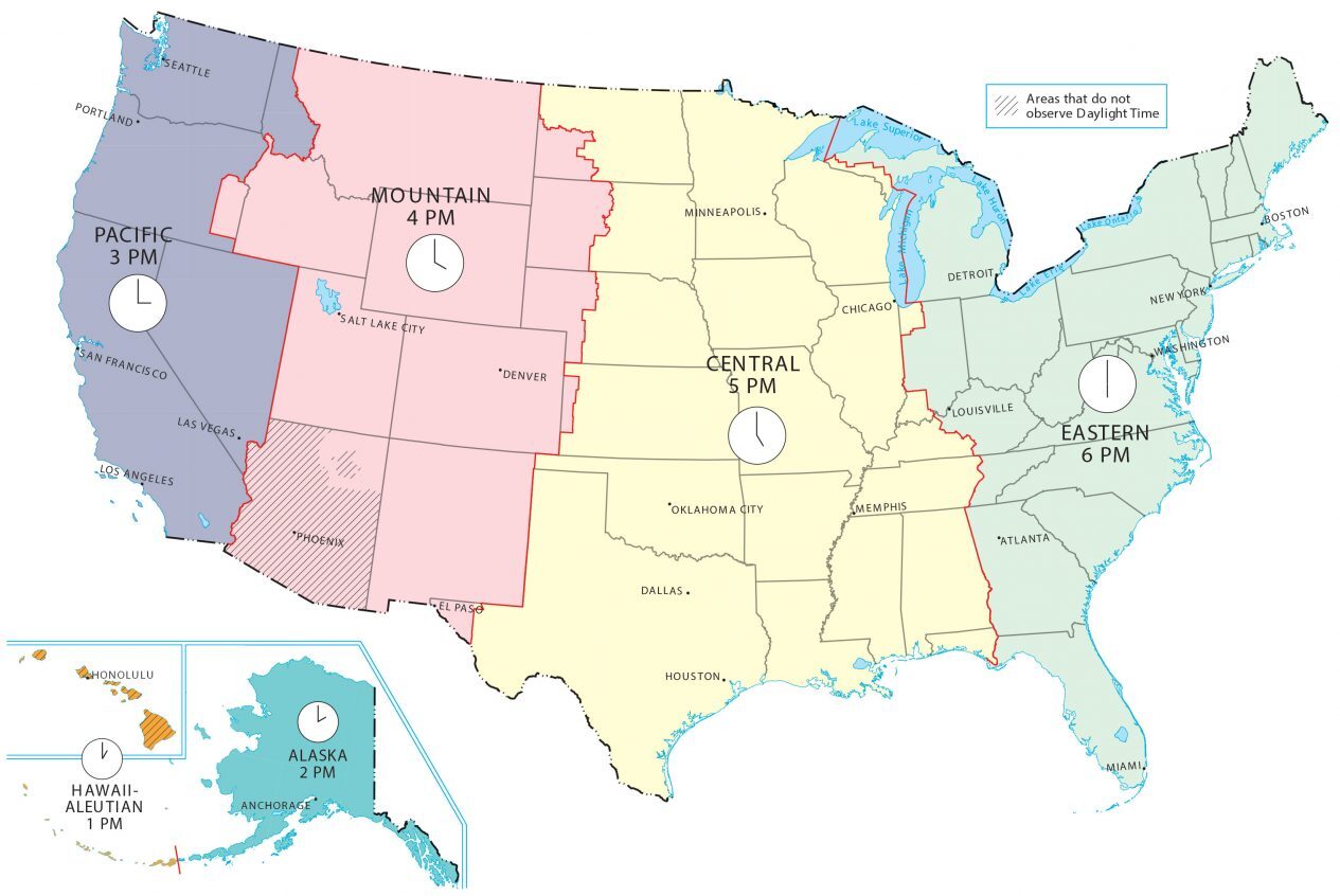 north carolina time zone