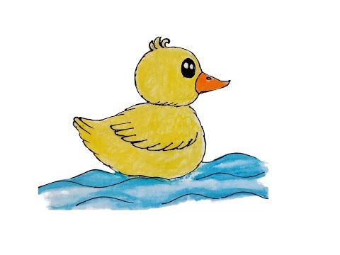 duckling pictures drawing