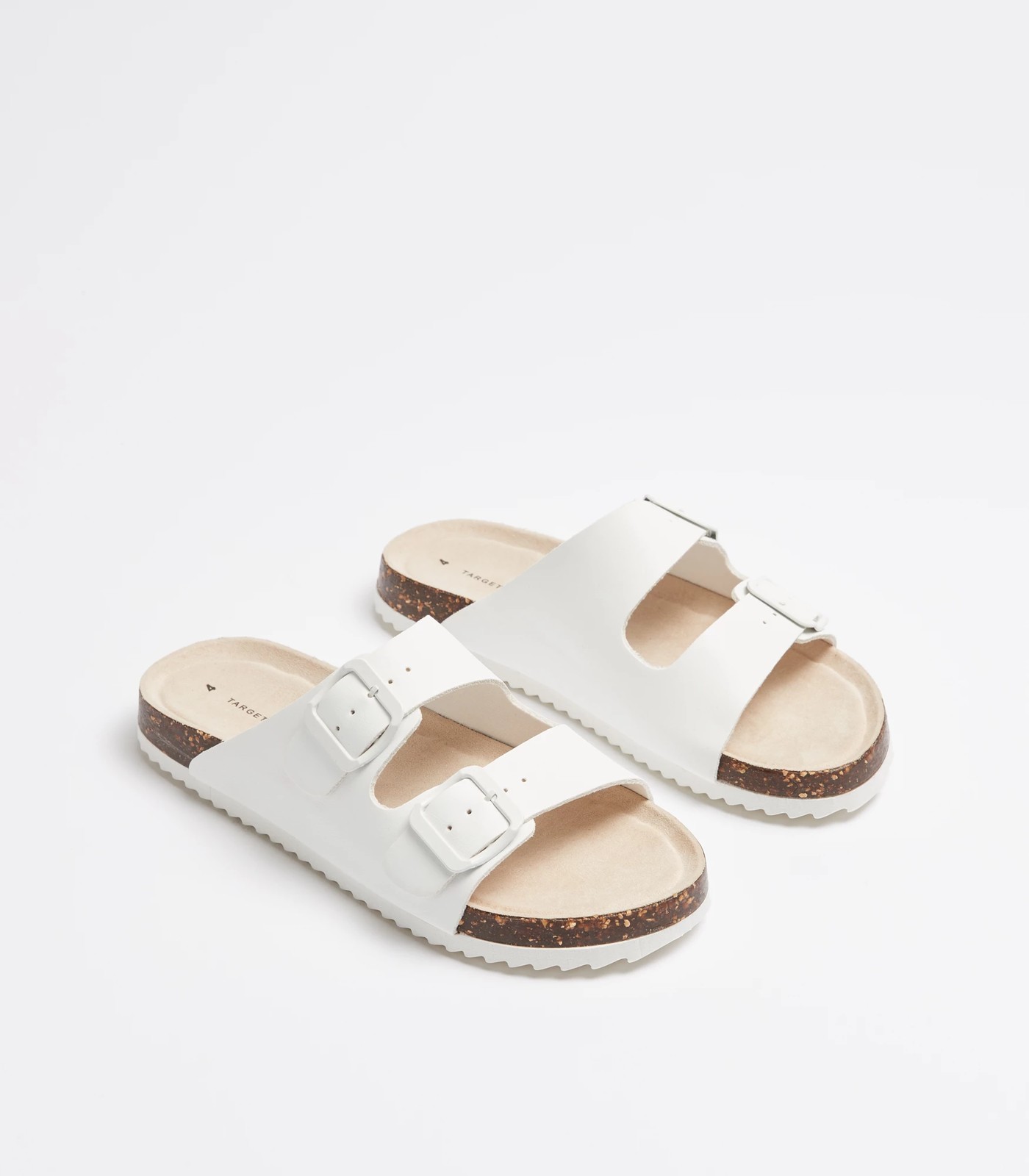 white sandals at target