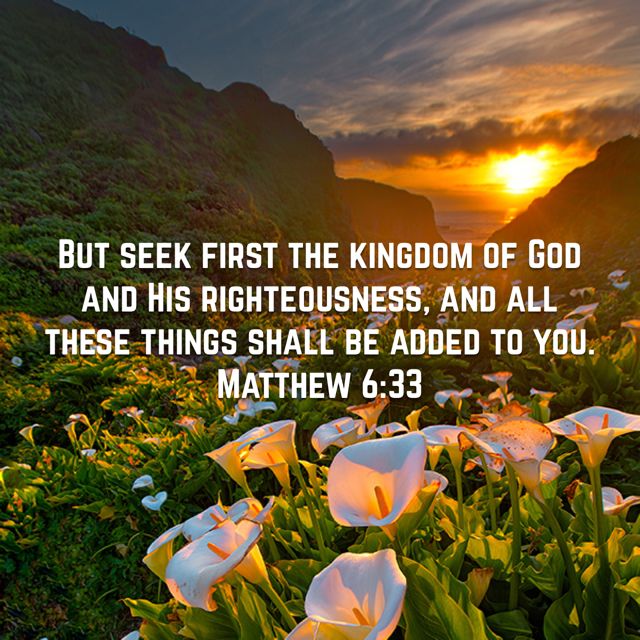 matthew 6 33 nkjv