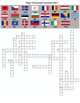 decorative flags crossword clue