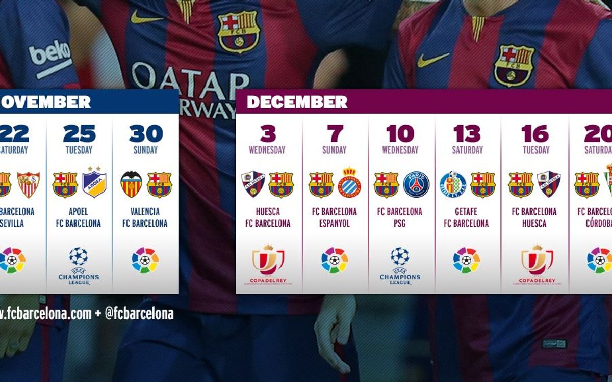 fc barcelona upcoming matches