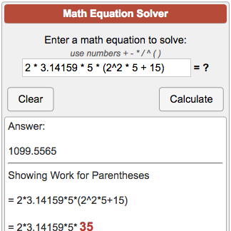 solve equation online calculator