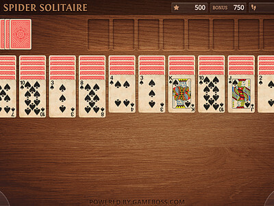 spider solitaire full screen