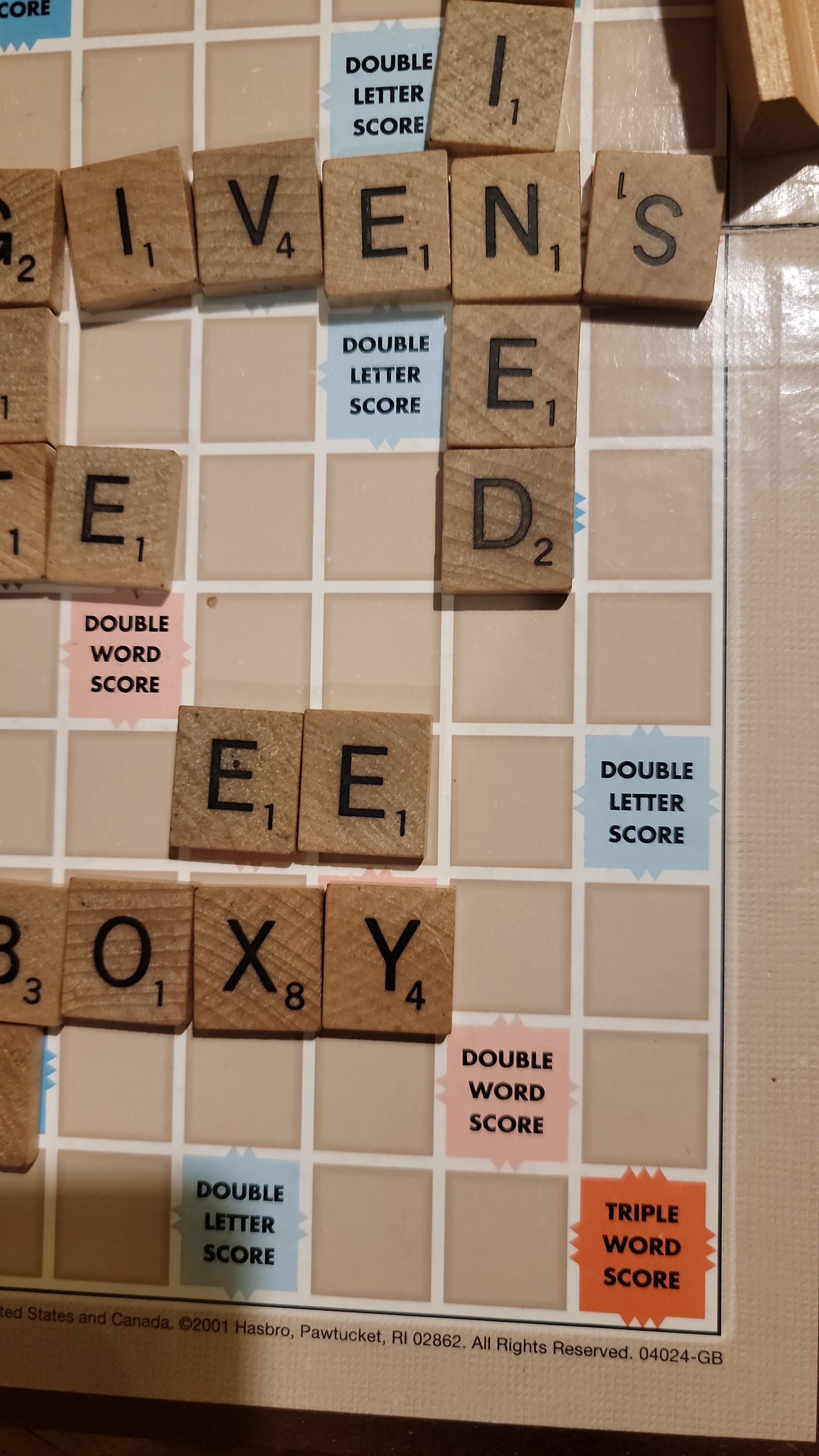 is op a valid scrabble word