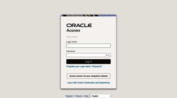 aconex login