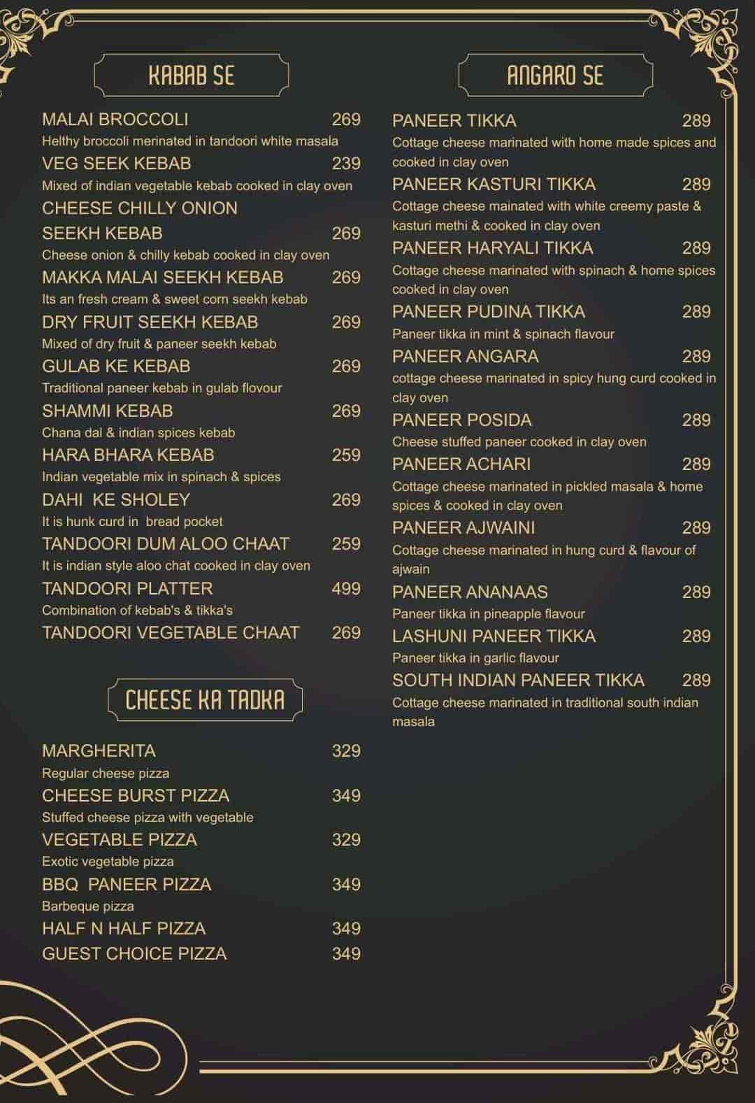 k10 restaurant menu