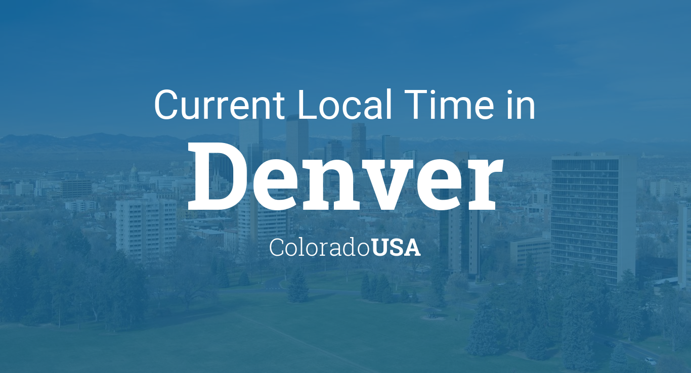 what is denver co time zone