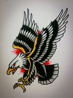 traditional eagle tattoo