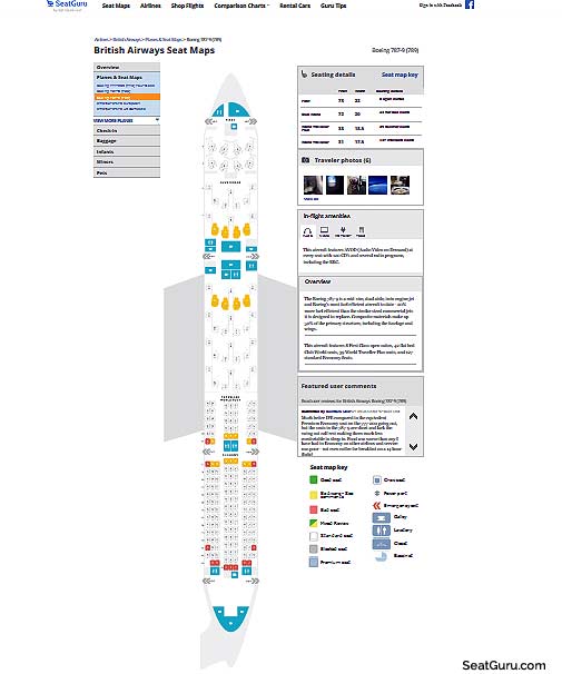 best airline seat map