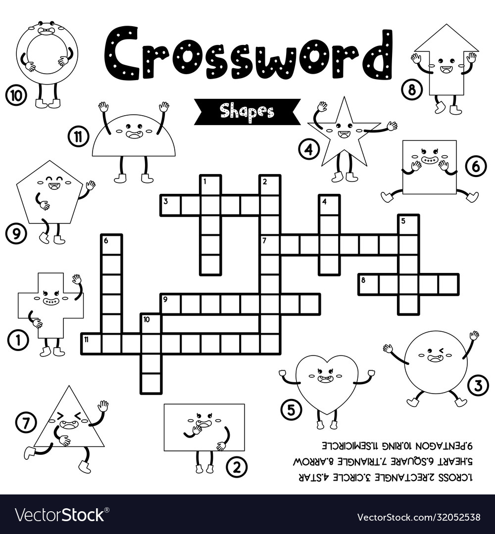 squarish in shape crossword