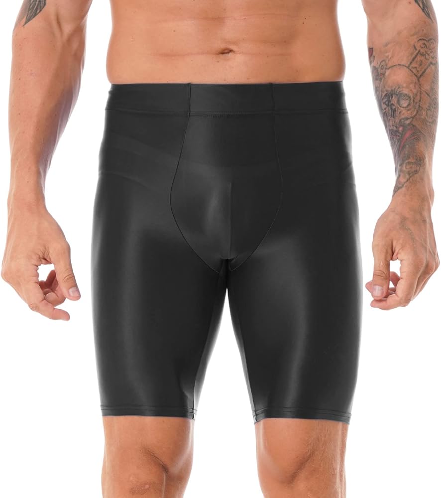 mens spandex shorts