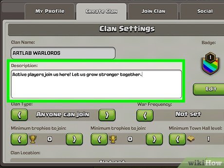 clash of clans clan rules sample