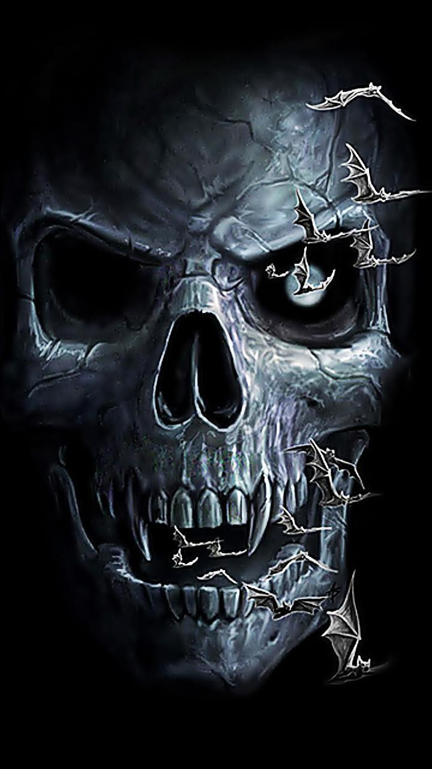 3d skull wallpaper